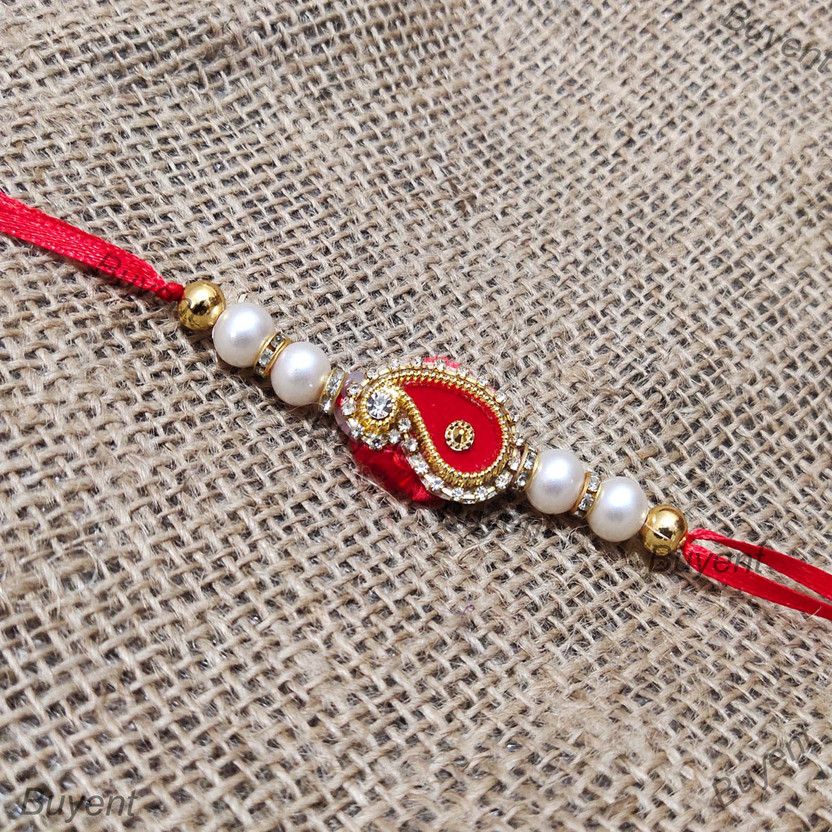 Rakhi Set  (1 Best Bhai Rakhi with Roli Tilak pack.)