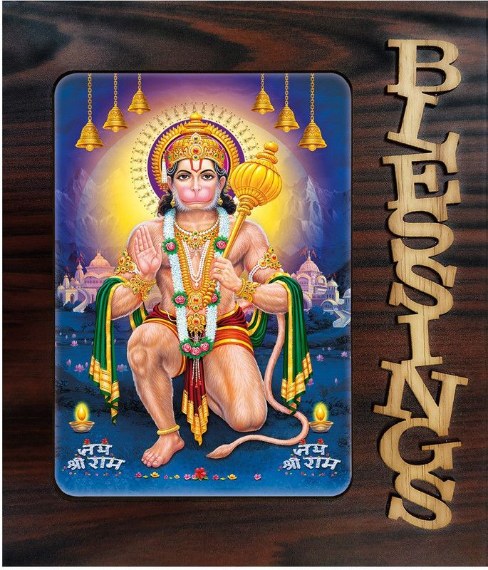 Poster N Frames Hanuman Religious Frame