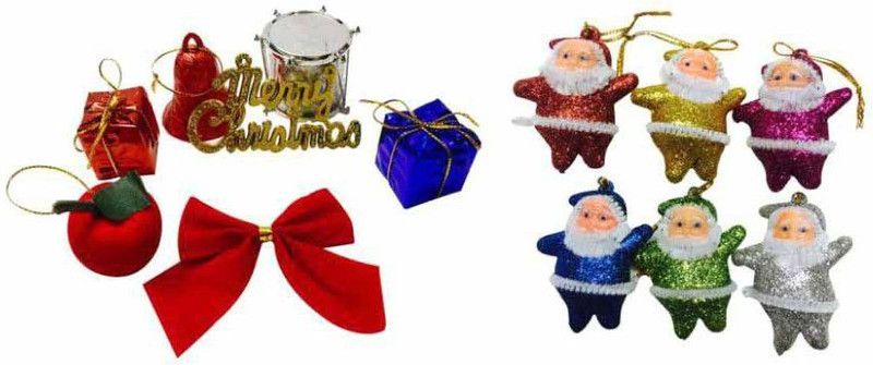 Green Plant indoor Xmas06 Topper Ornaments Pack of 12