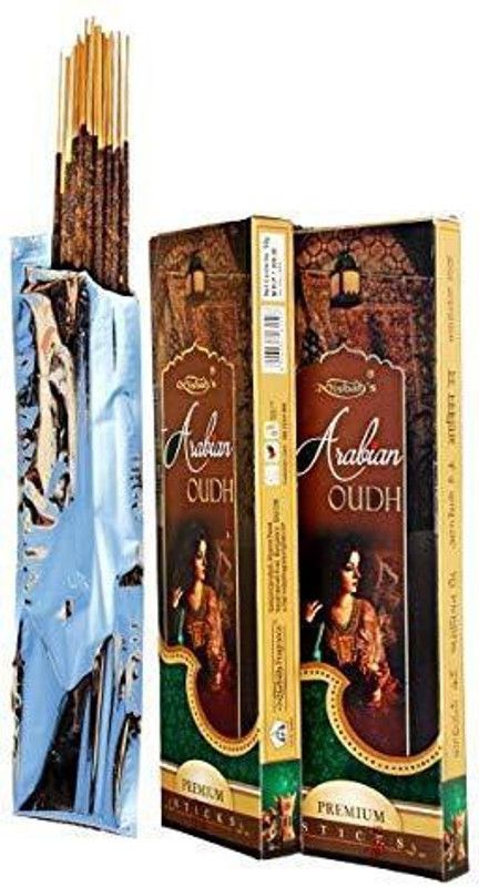 Misbah Arabian Oudh Incense Sticks with Long - Lasting Aroma Dhoop Sticks Aroma  (20, Set of 10)