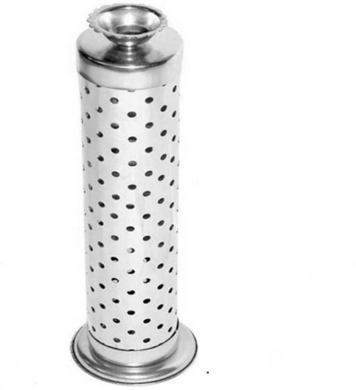 Fashion Bizz Dhoop Deep Agarbatti Stand Steel Incense Holder  (Silver)