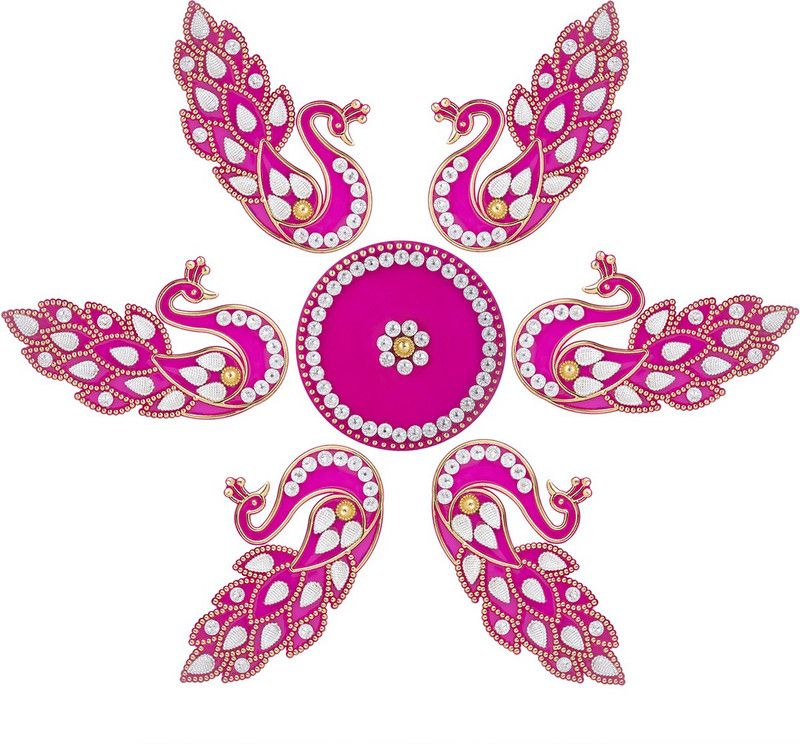 Icrafts IC-PEA2-P Rangoli Stencil
