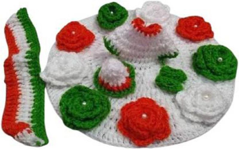 Jai shri krishan JSKA000046-S8 Size Dress / Poshak For Baby Laddu Gopal / Kanha Ji / Kanhaiya Ji /Little Lord Krishna / Govinda / Thakur Ji / Bal Gopal / Murlidhar Made Of Woolen Dress  (Wool)