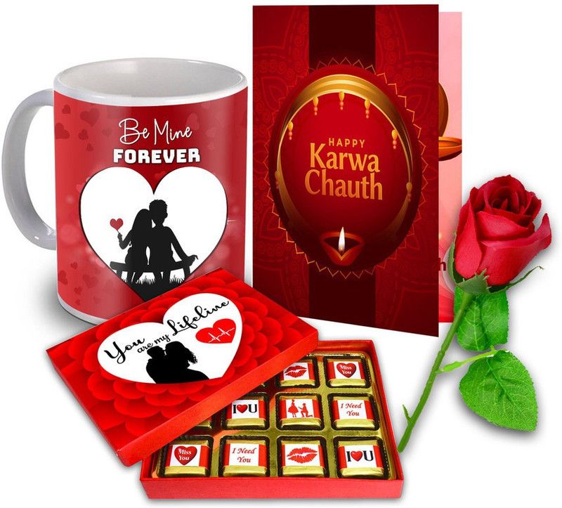 Midiron Happy Karwa Chauth Gifts IZ22-202 Ceramic Gift Box  (Multicolor)