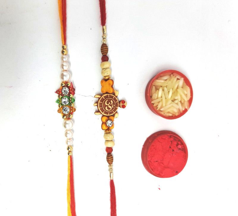 Rakhi Set  (2SET RAKHI ROLI CHAWAL)