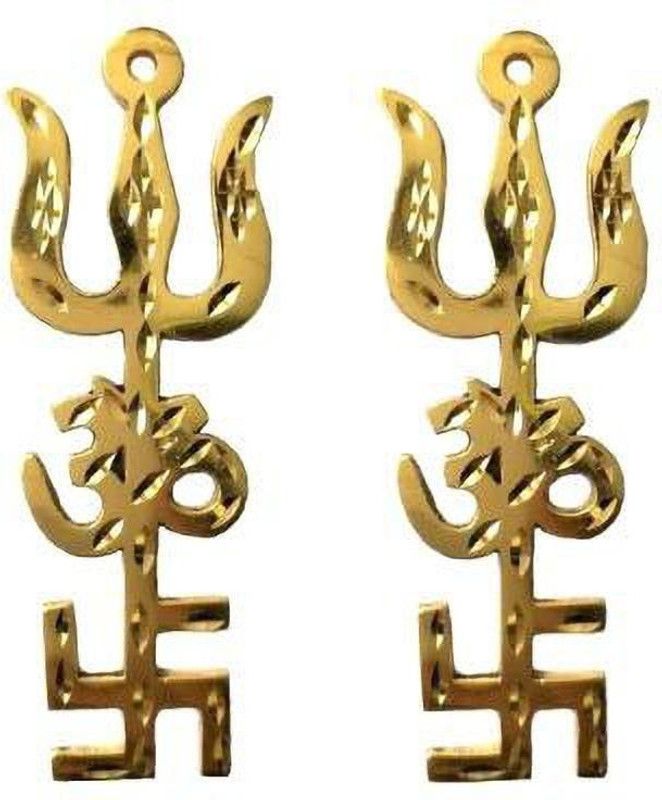 Trishakti Enterprises Brass Yantra  (Pack of 2)