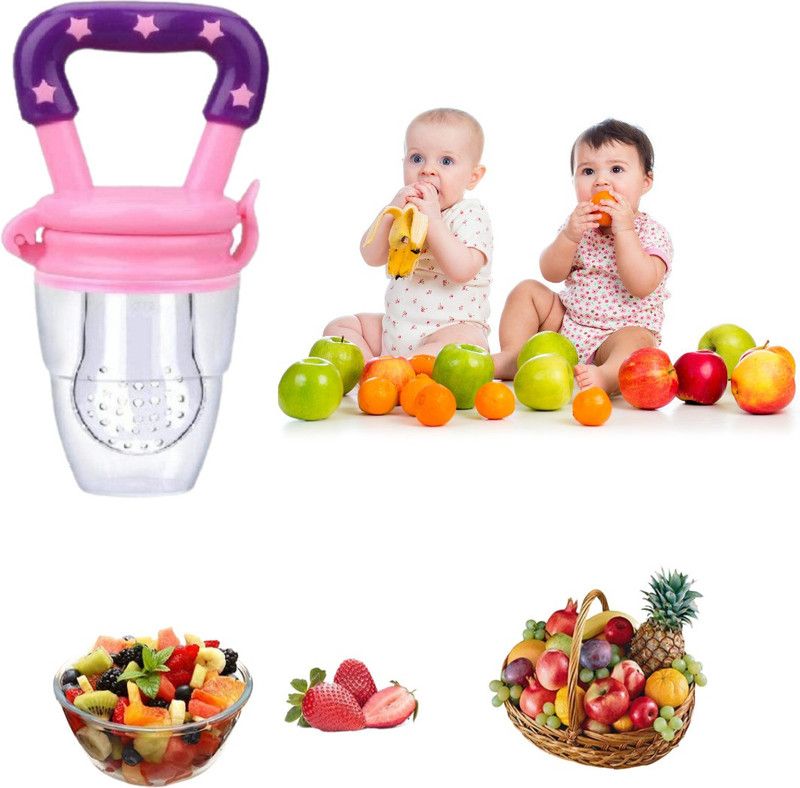 OLSIC Silicone Food/Fruit Nibbler, Soft Pacifier/Feeder for Infant Baby, BPA Free-BG8  (1)