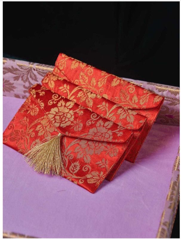 EKAAM Envelopes  (Pack of 2 Red)