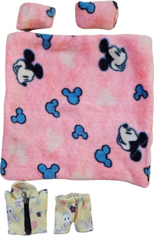 combo of 4 laddu ji jacket \body warmar \kangan\blanket with cushion (size 4) Dress  (Velvet)