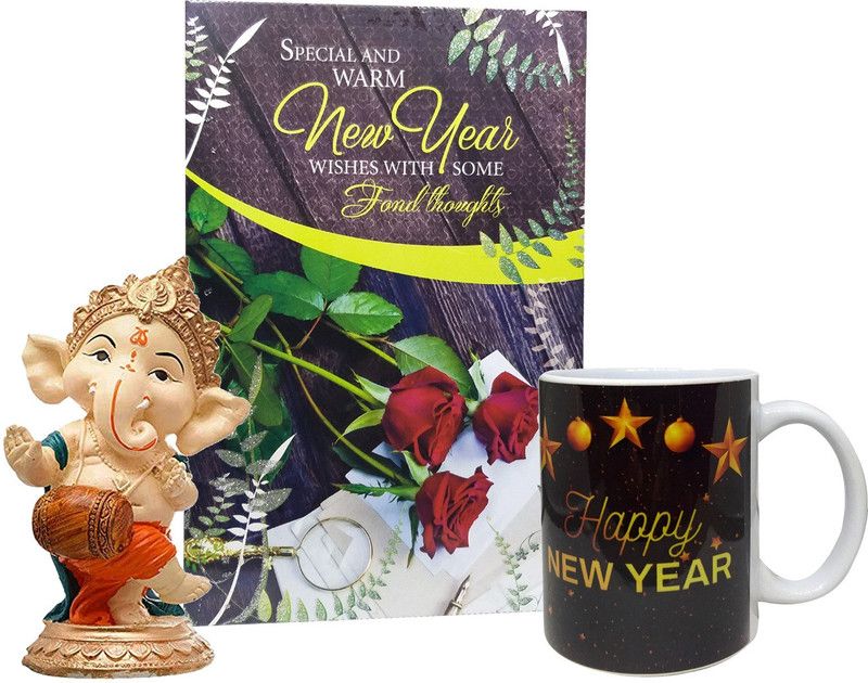 Saugat Traders Greeting Card, Showpiece, Mug Gift Set