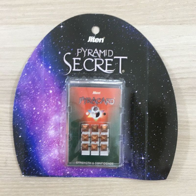 JITEN Strength & Confidence Pyra Card Plastic Yantra  (Pack of 1)