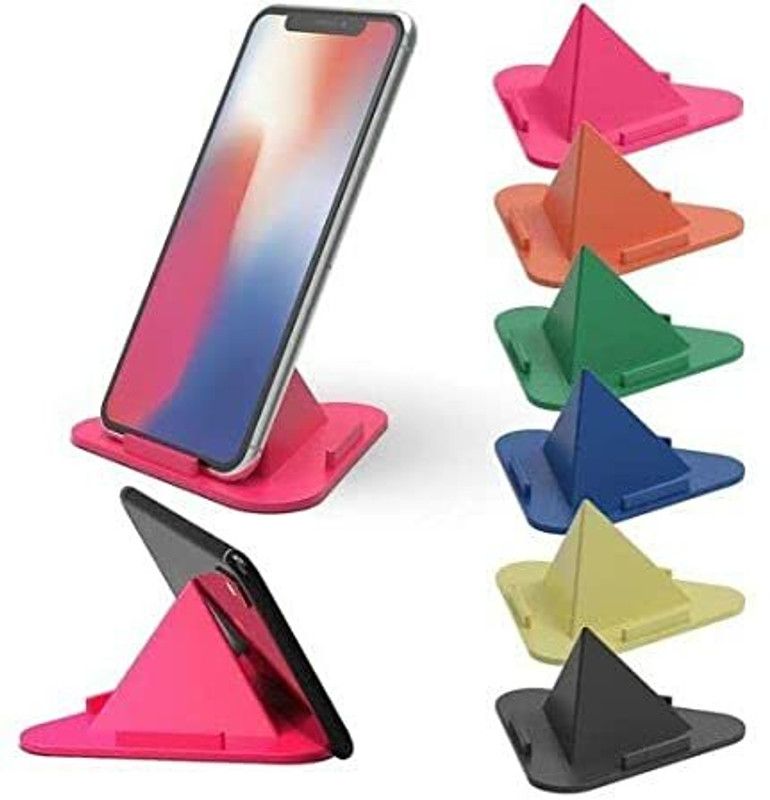 Malek Store Pyramid Mobile Stand with 3 Different Inclined Angles Mobile Holder  (Pack of 1)