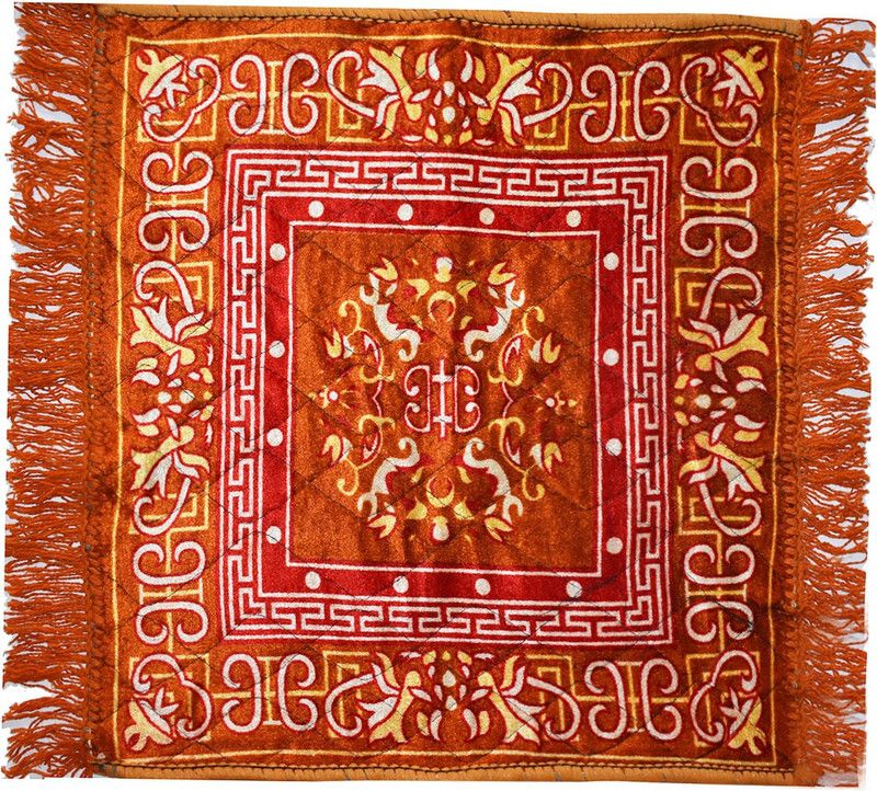 MARSHLAND Velvet Prayer Mat  (Brown, Medium)
