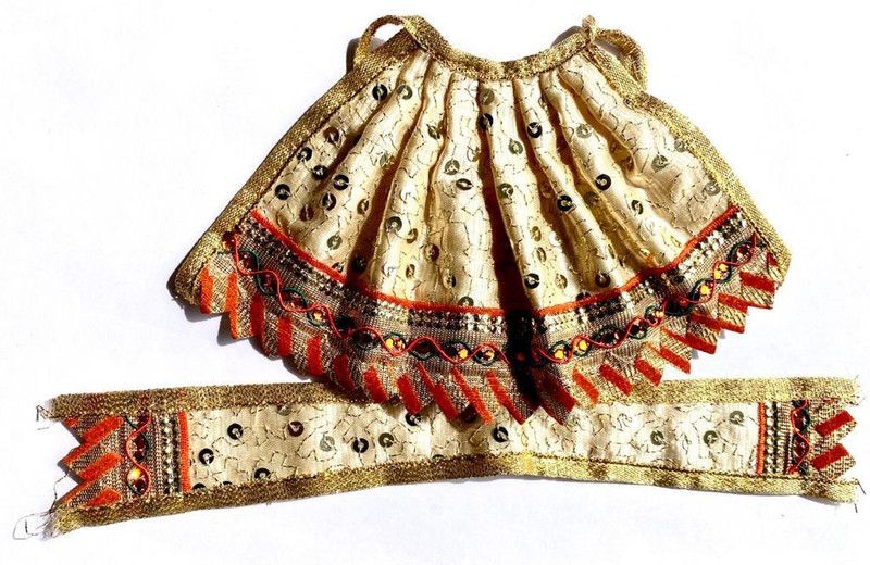 SPSStore DURGA MAA, PARVATI, LAKSHMI JI, RADHA RANI, SHERAWALI MAA, KALI MAA, Dress  (Silk)