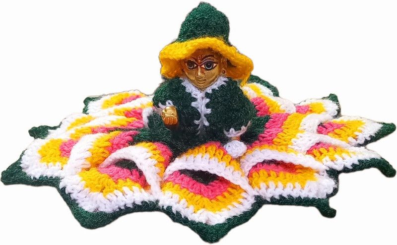 LORD KRISHANA, LADDU GOPAL, BAL GOPAL, gopal ji Dress  (Wool)