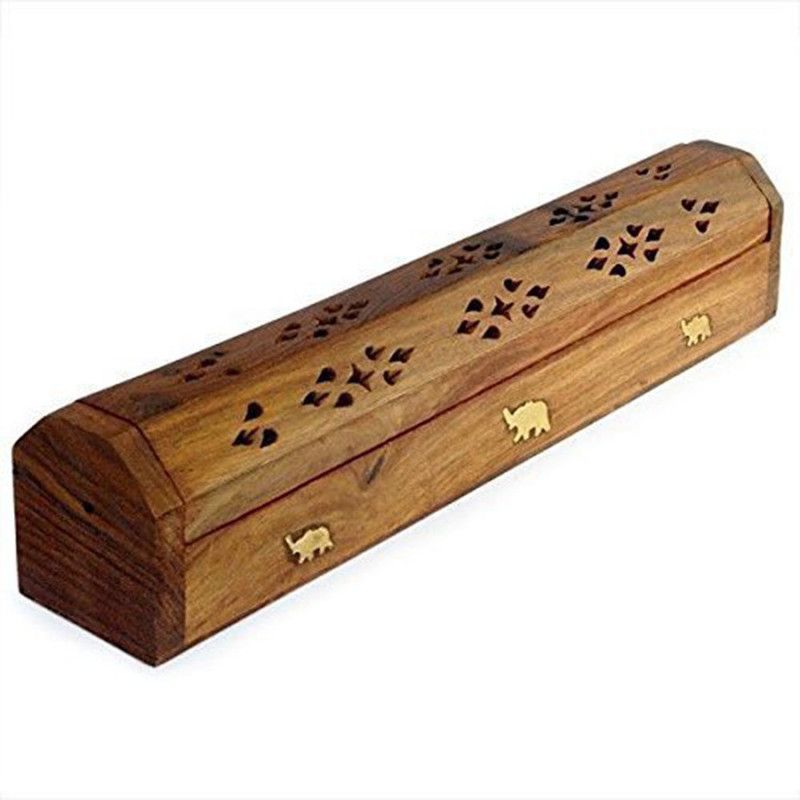 'Angelz Wooden Incense Holder  (Brown)