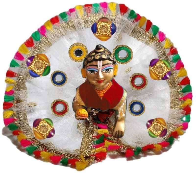 MAJANSY Laddu Gopal Dress Size 12 For Holi Navratri Festivals Dress  (Silk)