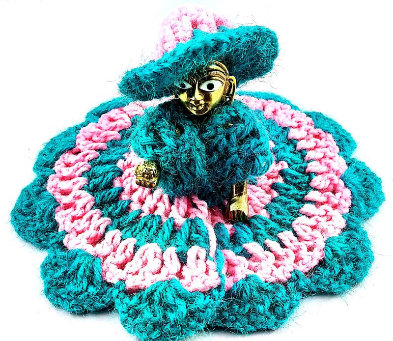 TRENDY ANGEL LADDU GOPAL, LADOO GOPAL DRESS, Size-6 Dress  (Wool)