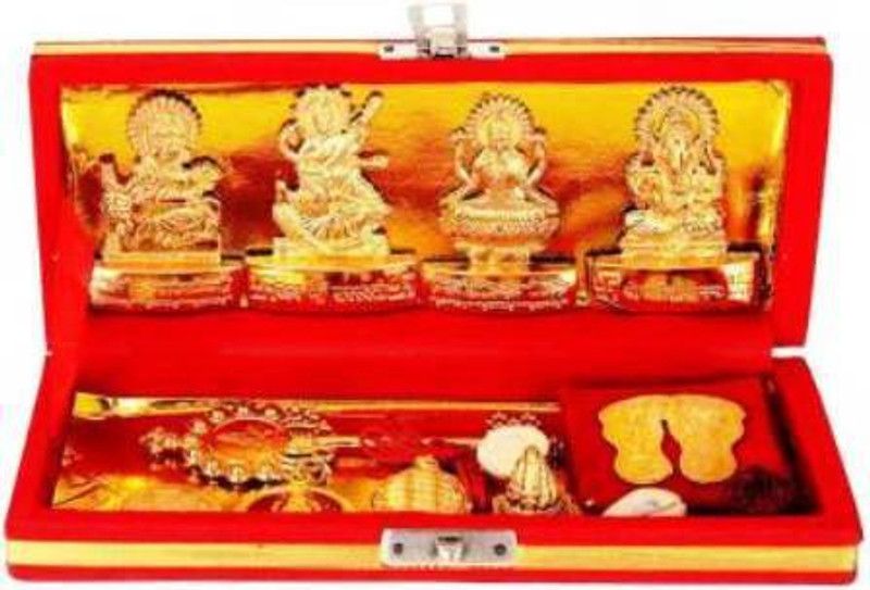 copper+ Sri Dhan Laxmi- Kuber Bhandari Yantra Brass Yantra  (Pack of 1)