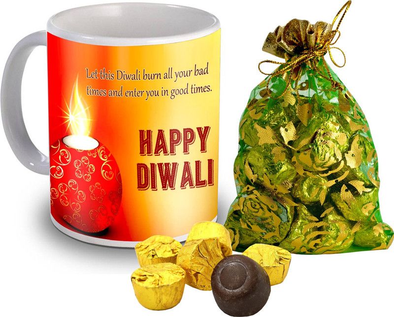 Midiron IZ19Choco15ThailiMU-STDiwali-11 Ceramic Gift Box  (Multicolor)