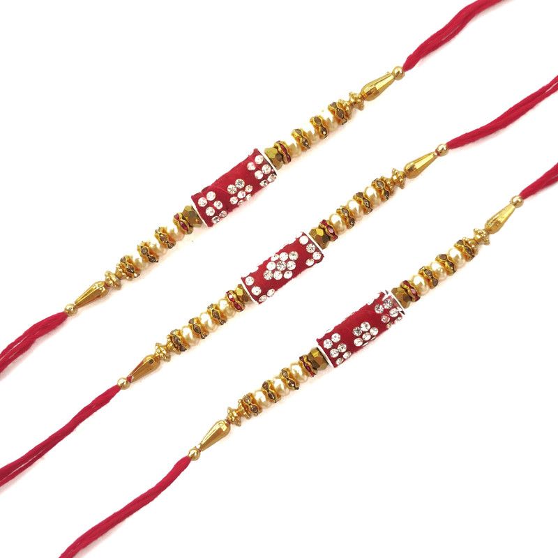 Rakhi Set  (3 Piece Rakhi for Mens & Kids)