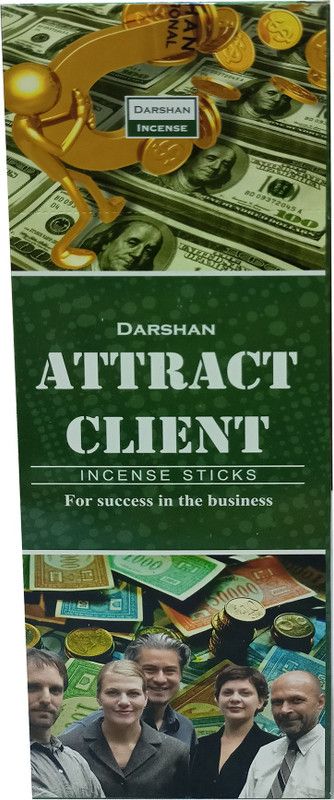 Darshan Attract Client Aggarbati, Incence Sticks, Attract Client  (20, Set of 6)