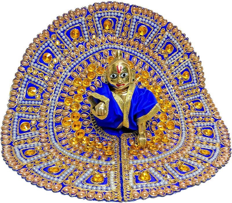 AVIKALP INDIA Laddu Gopal, Thakur Ji, Kanha Ji, Bal Gopal 5 No Dress  (Silk)