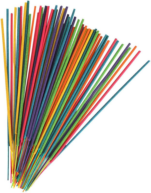 ELISBURRY Multi Flavor Mix Agarbatti-Lo Smoke Incense Sticks for Worship,Fragrance,Meditation,Havan,Yoga-Different Fragrances for Aromatic Environment-Everyday Use-Pack of 1 Pcs (200 GMS) Multi-Flavor  (200, Set of 1)