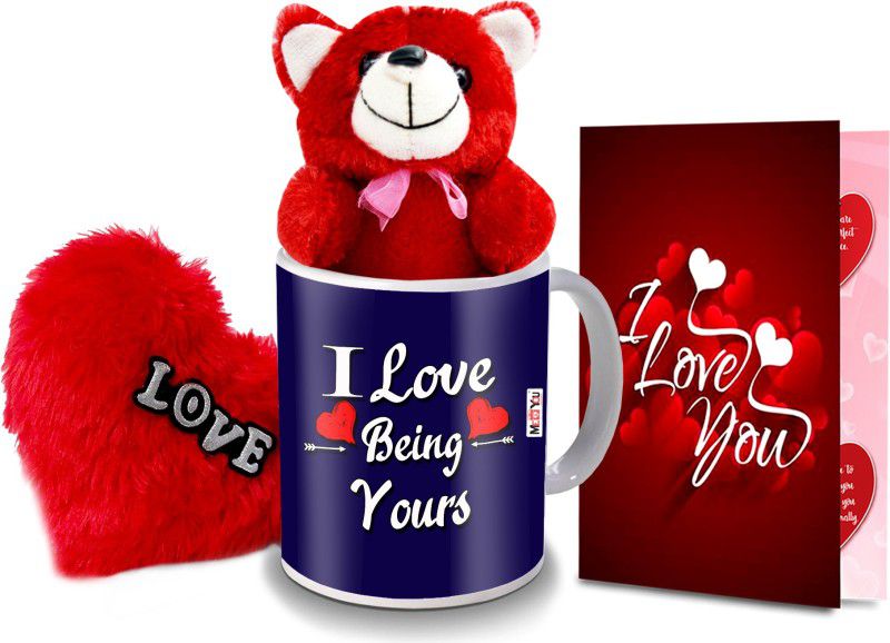 ME&YOU Mug, Soft Toy, Greeting Card Gift Set