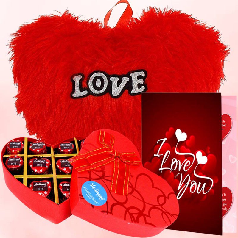 Midiron Valentine’s Day & Birthday Gift for Girlfriend/wife/Boyfriend/Finace Paper Gift Box  (Red)