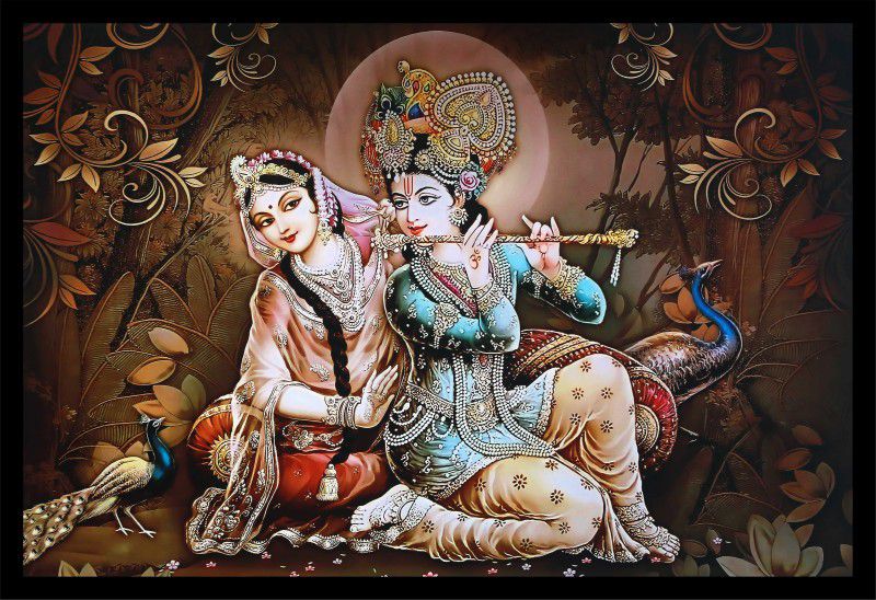 Mmory Radha Krishna Painting Religious Frame