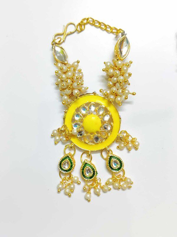 radha krishnam poshak /Laddu Gopal Necklace/Neck Fitted Necklace(Set of 3)(Size 3NO,4NO,5NO )RK_1398 Deity Ornament  (Necklace)