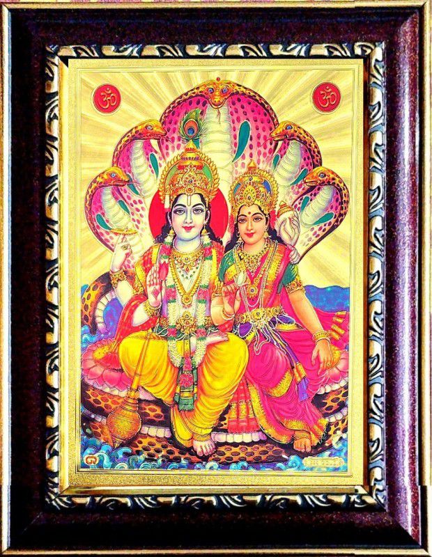 SUNINOW Vishnu laxmi Religious Frame