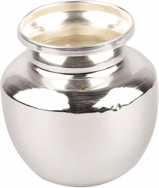 Zoltamulata German Silver Plated Kalash | Lota | Pot for Gift | Pooja Silver Plated Kalash  (Silver)