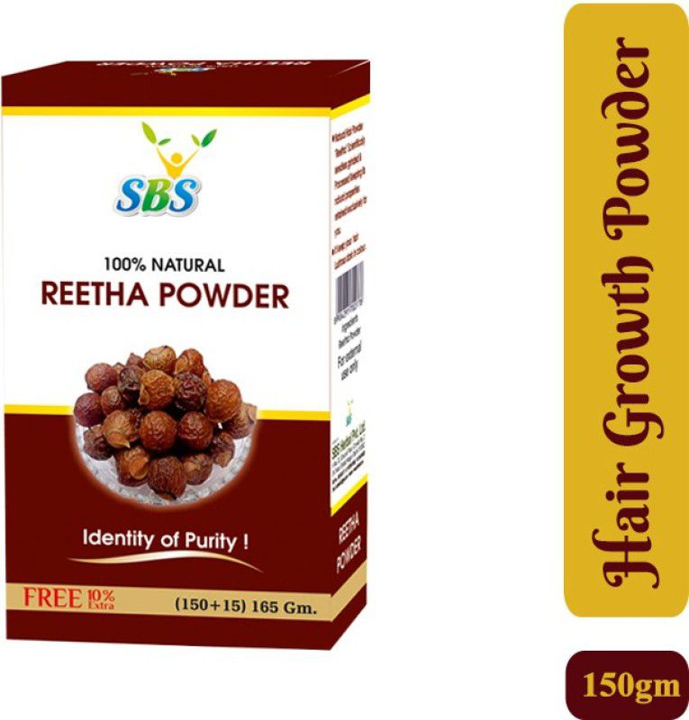 SBS Herbal Reetha Powder - For Hair, Skin & Face  (Pack of 3)