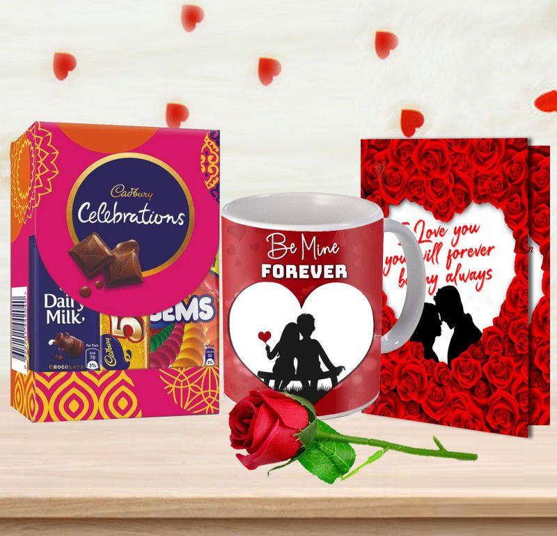 Midiron Valentine’s Day/Anniversary Love Gift For Girlfriend/Wife/Husband With Mug Ceramic Gift Box  (Multicolor)