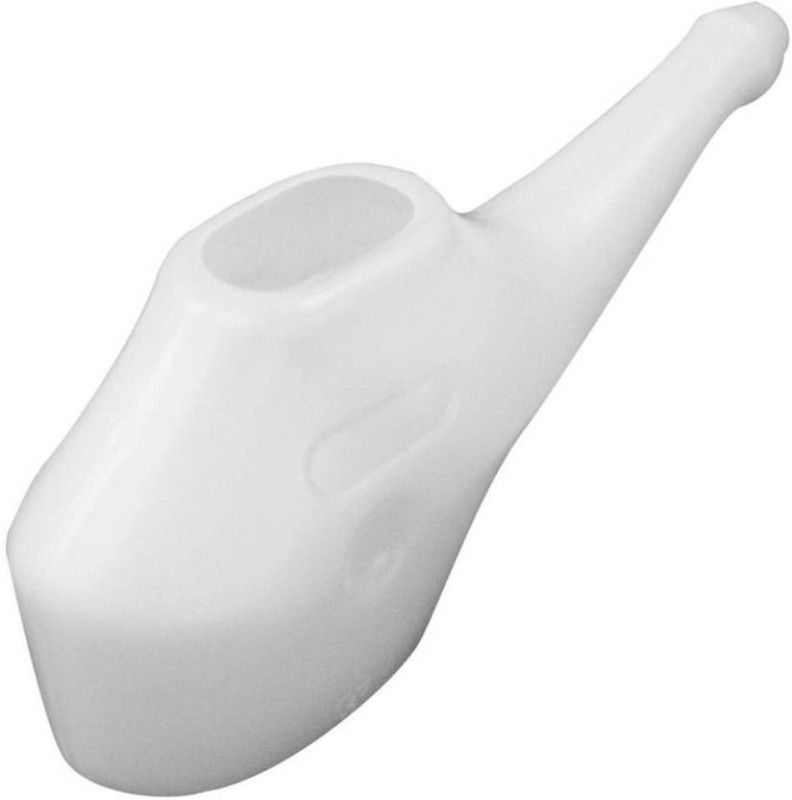 Pin to Pen Plastic White Neti Pot  (100 ml)