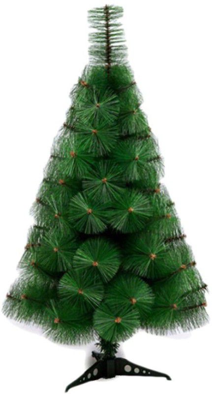 Haw collection Pine 4 cm (0.13 ft) Artificial Christmas Tree  (Green)