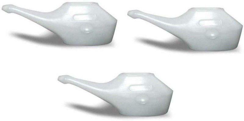 Agarwals Plastic White Neti Pot  (250 ml)