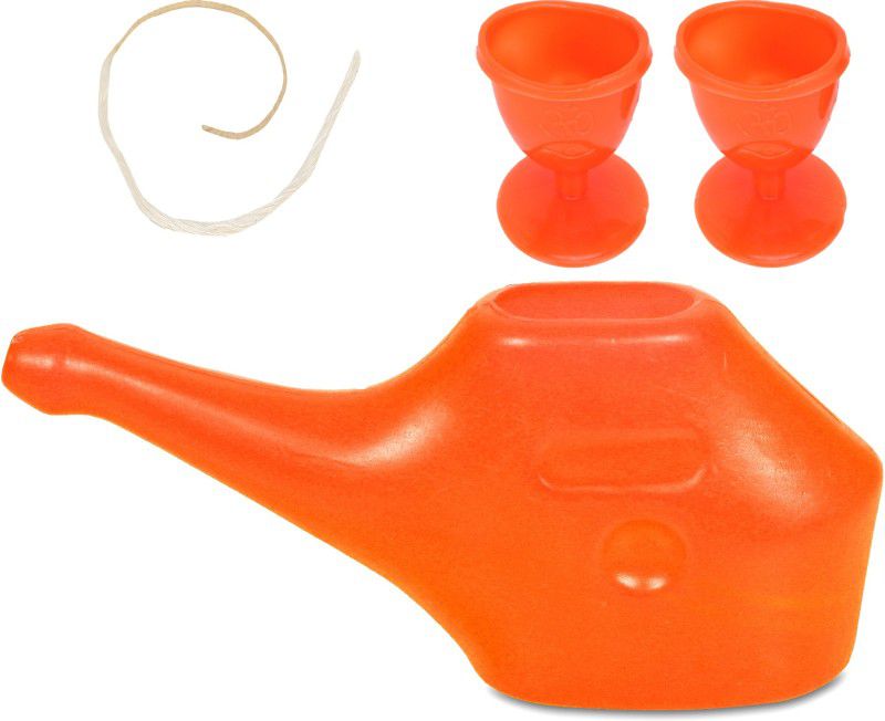DGARYS Plastic Orange Neti Pot  (200 ml)