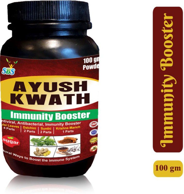 SBS Herbal Ayush Kwath Powder (100 Gm) - Ayurvedic Immunity booster, Relieves Cold & Cough  (Pack Of 1)