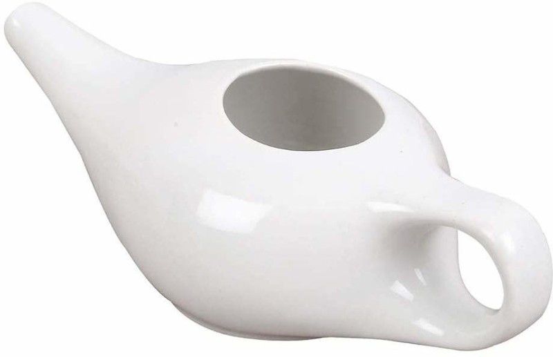 PAXMAX Ceramic White Neti Pot  (250 ml)