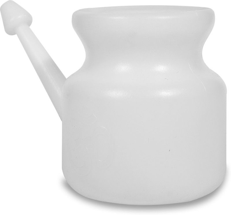 DGARYS Plastic White Neti Pot  (400 ml)