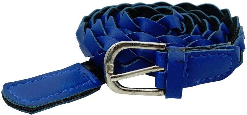 AAKRITI Women's Braided Blue Casual Belt 1 pis
