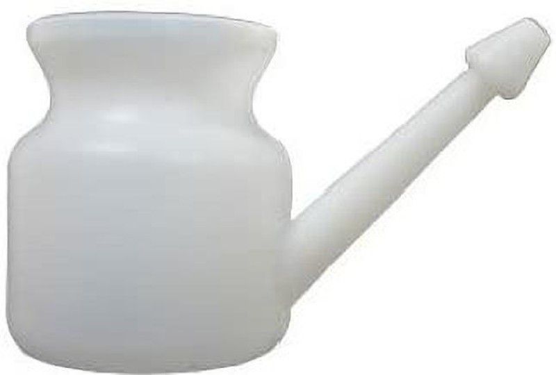 ACUPRESSURE LIFE STYLE Plastic White Neti Pot  (450 ml)