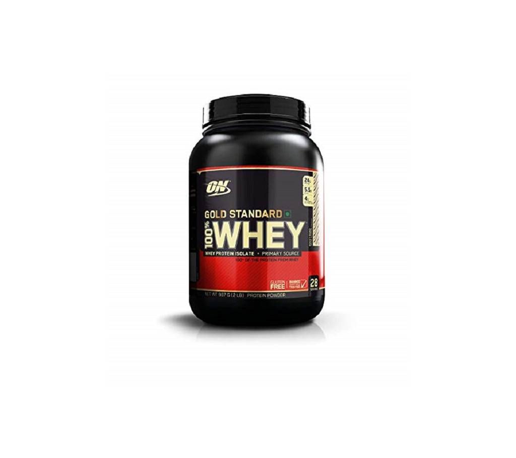 OPTIMUM NUTRITION GOLD STANDARD 100% Whey Protein Powder- 2 Pound