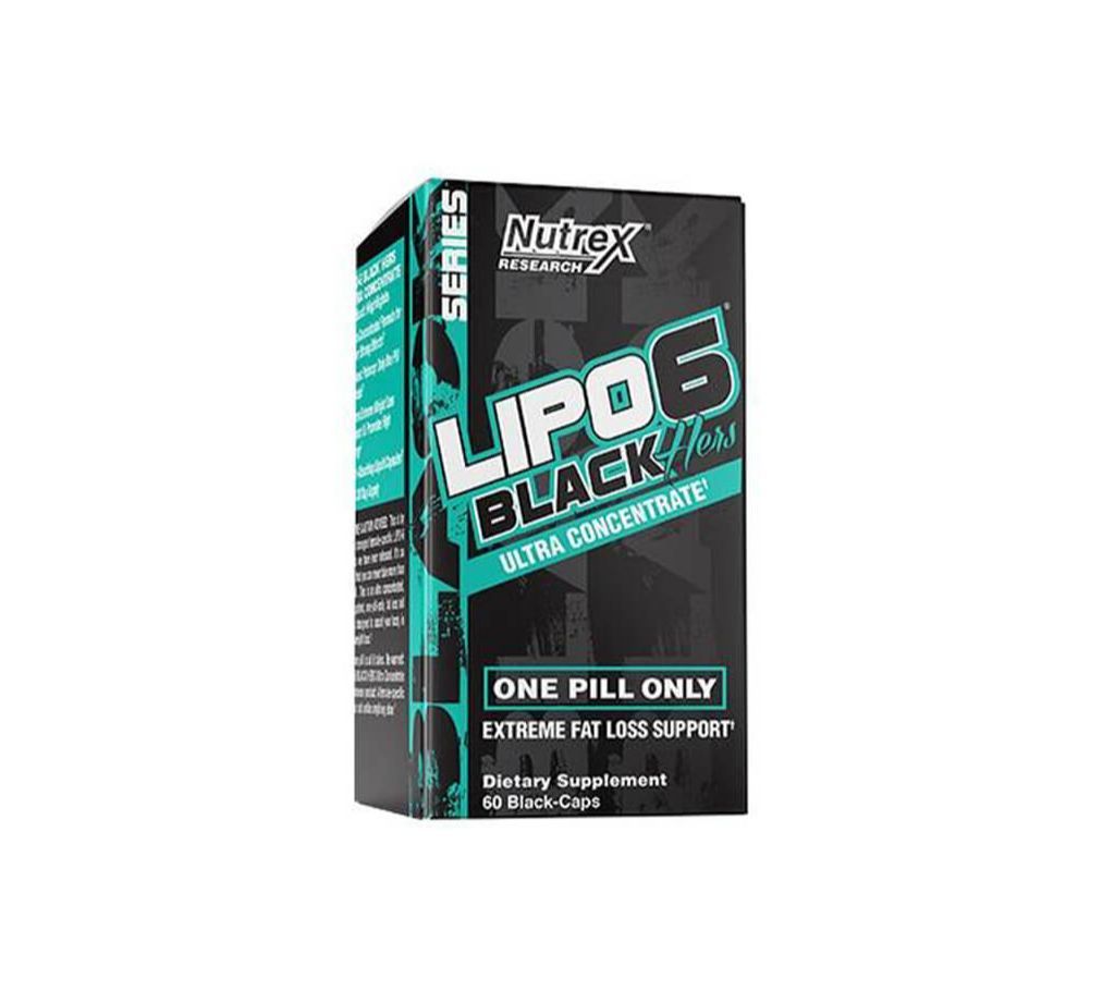 LIPO 6 Black Hers Ultra Concentrate Fat Loss For Women-60 Capsules-USA