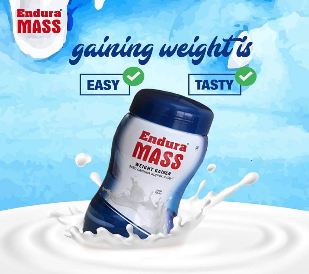 Endura Mass Weight Gainer - 500 gm (Vanilla)