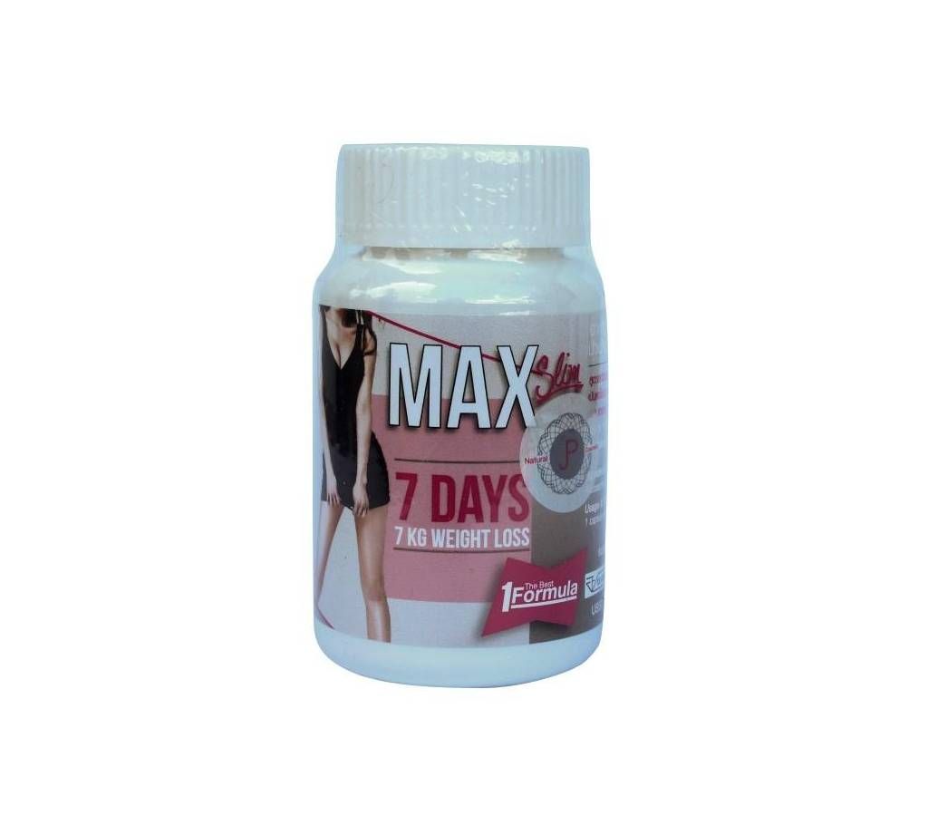 Max Slim 7 Days Slimming Capsules - 30 Tablets - Thailand