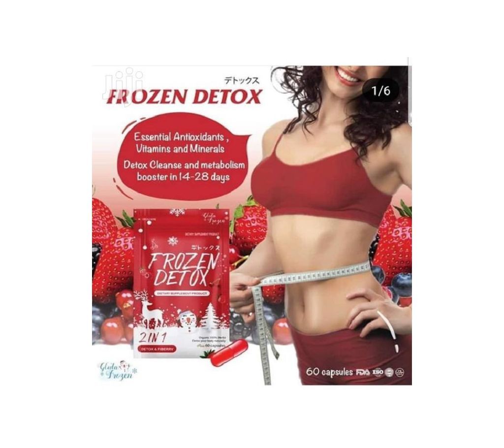 100% original Frozen Detox Dietary Supplement Product 2in1 Detox and Fiberry - Thailand